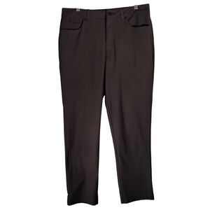 VRST pants mens 34x30 khaki gray athletic fit golf flat performance tapered